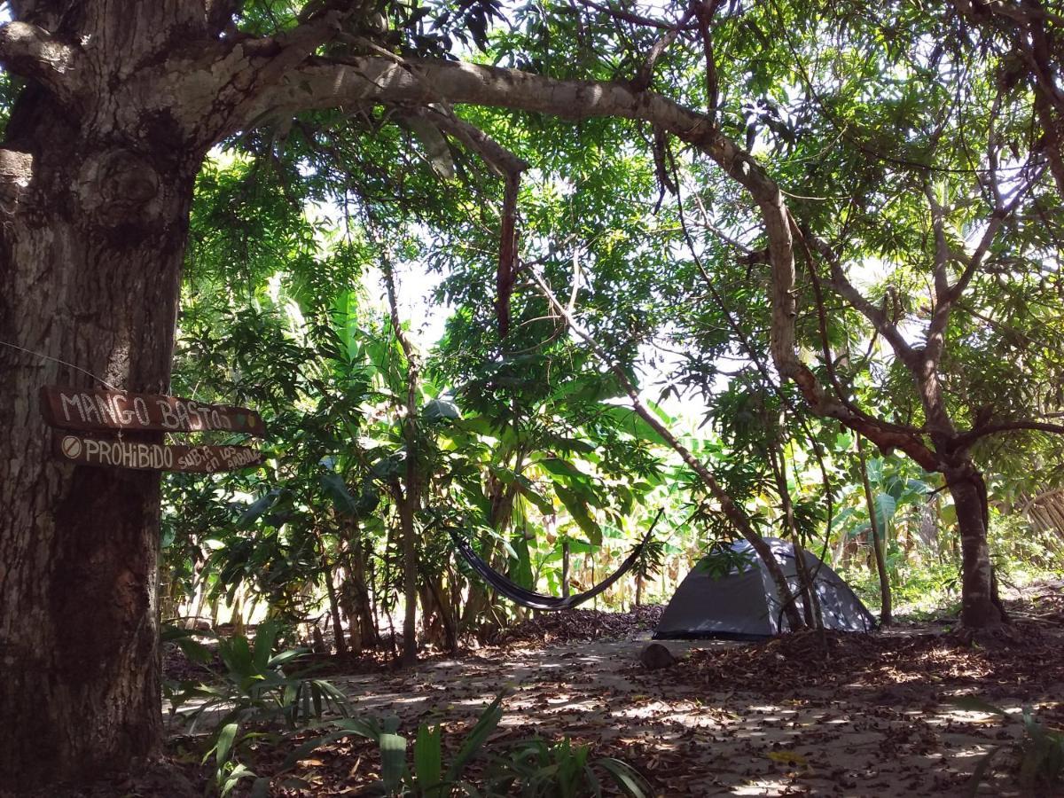 Eco-Camping Mango Feliz Rincon Del Mar Hotel San Onofre Bagian luar foto